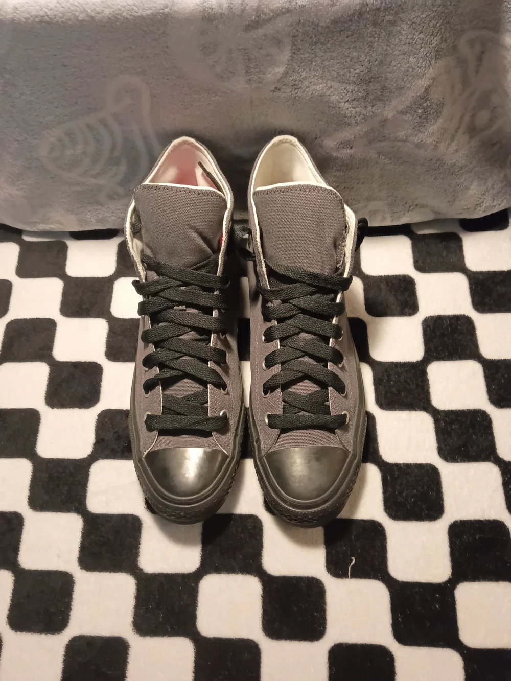 Converse Chuck Taylor All Star High Dark Matter Grey Black A10511C Men's Size 12 - Picture 4 of 8